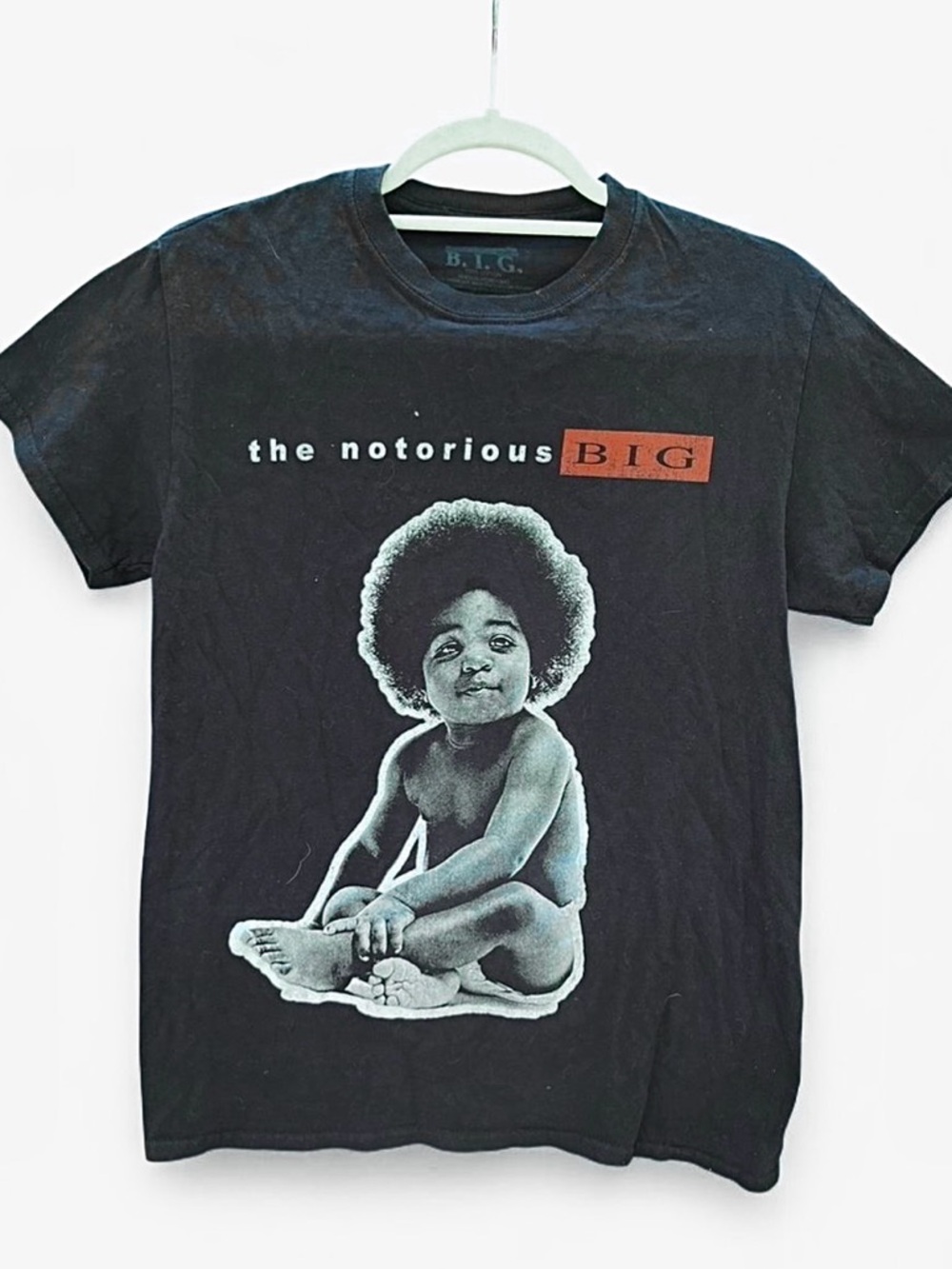 Black The Notorious B.I.G. Graphic Short Sleeve Tee